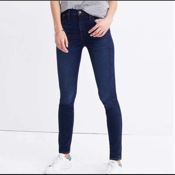 Madewell Denim - Madewell 9" High-Rise Skinny Jean Davis Wash Sz 27